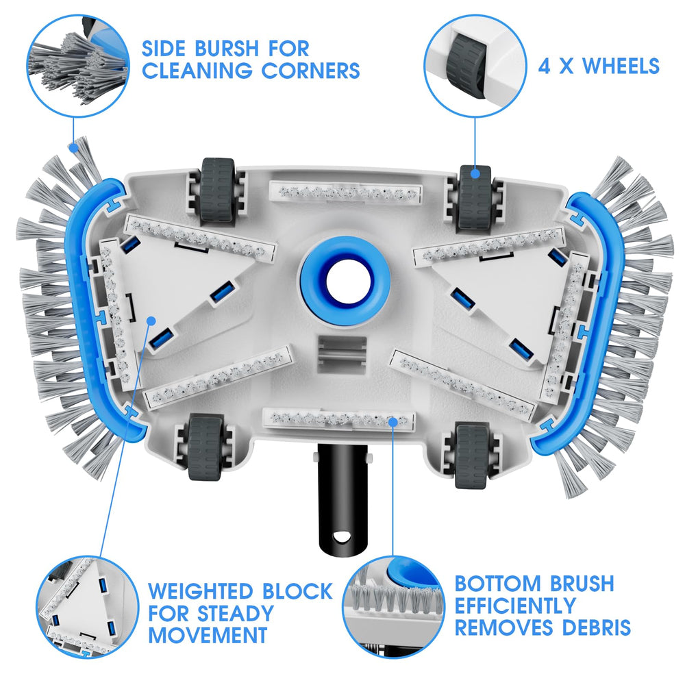 TidyMister swivel hose connector resisting kinks for consistent suction