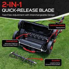 TIECTOWN depth adjustment lever detail for precise soil control