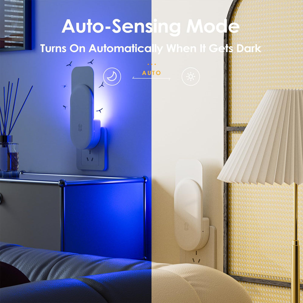 TIENBE bedside in nightlight mode providing soft illumination and quiet insect control
