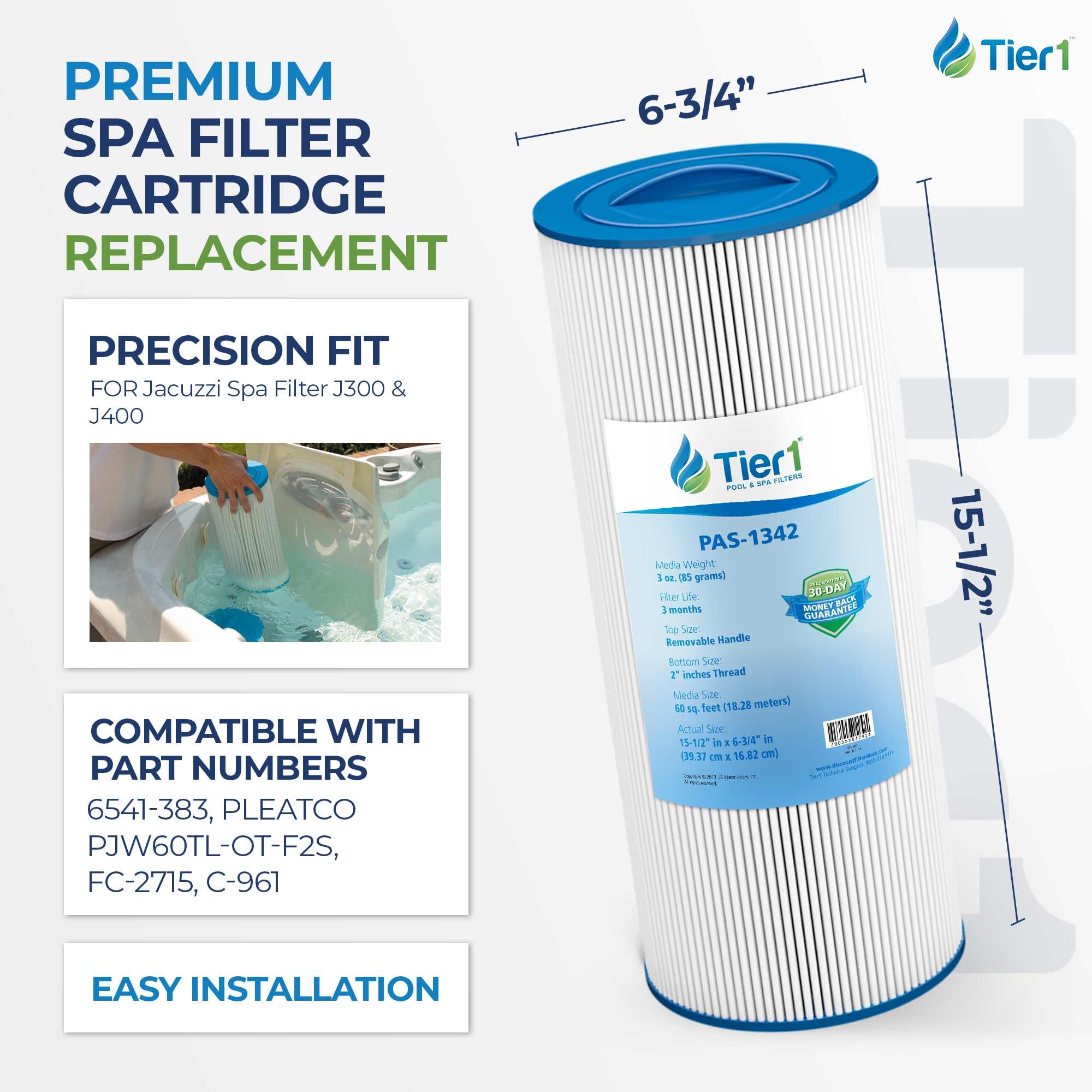 Tier1 filter end cap detail highlighting secure fit and leak prevention benefit