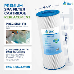 Tier1 filter end cap detail highlighting secure fit and leak prevention benefit