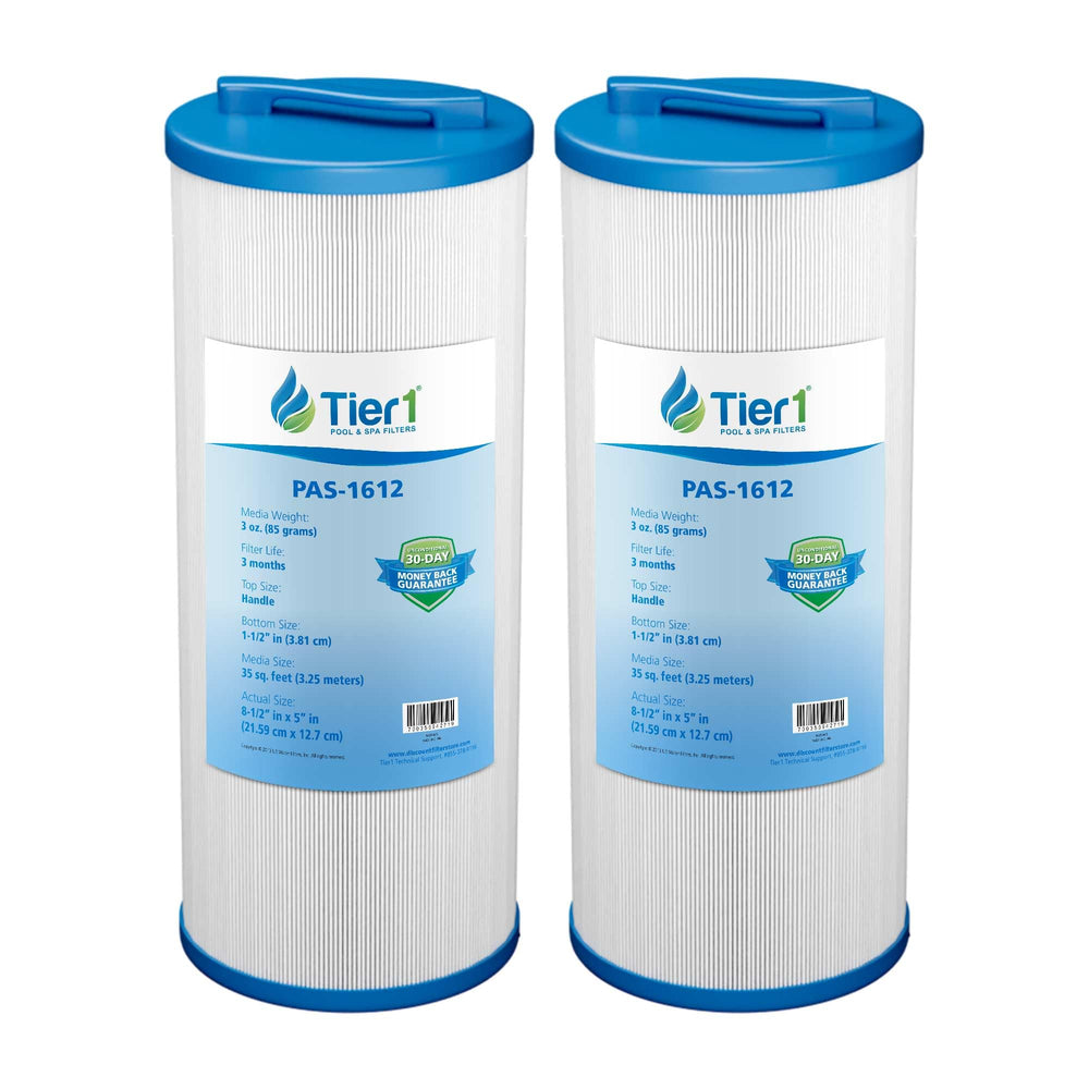 Tier1 front view of 2pk filter showing fit and value benefit