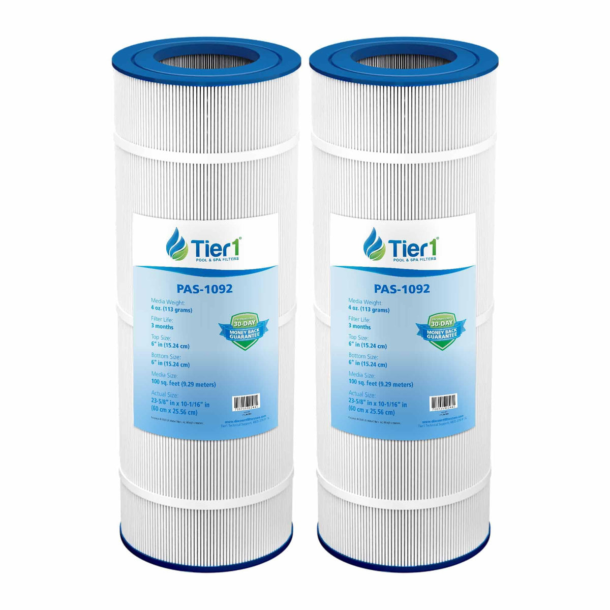 Tier1 front packaging showing two replacement cartridges and fit clarity