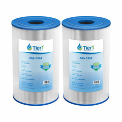 Tier1 two-pack front view showing packaging and full cartridge set, clear replacement
