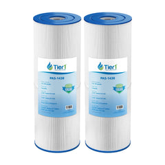 Tier1 front view of two replacement cartridges showing clear packaging and fit benefit