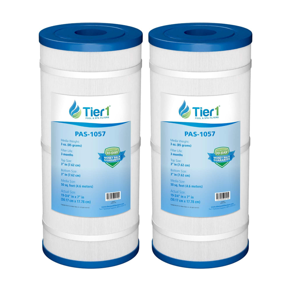 Tier1 front view of two-pack replacement cartridges showing label and fit benefit