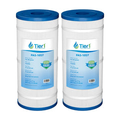 Tier1 front view of two-pack replacement cartridges showing label and fit benefit