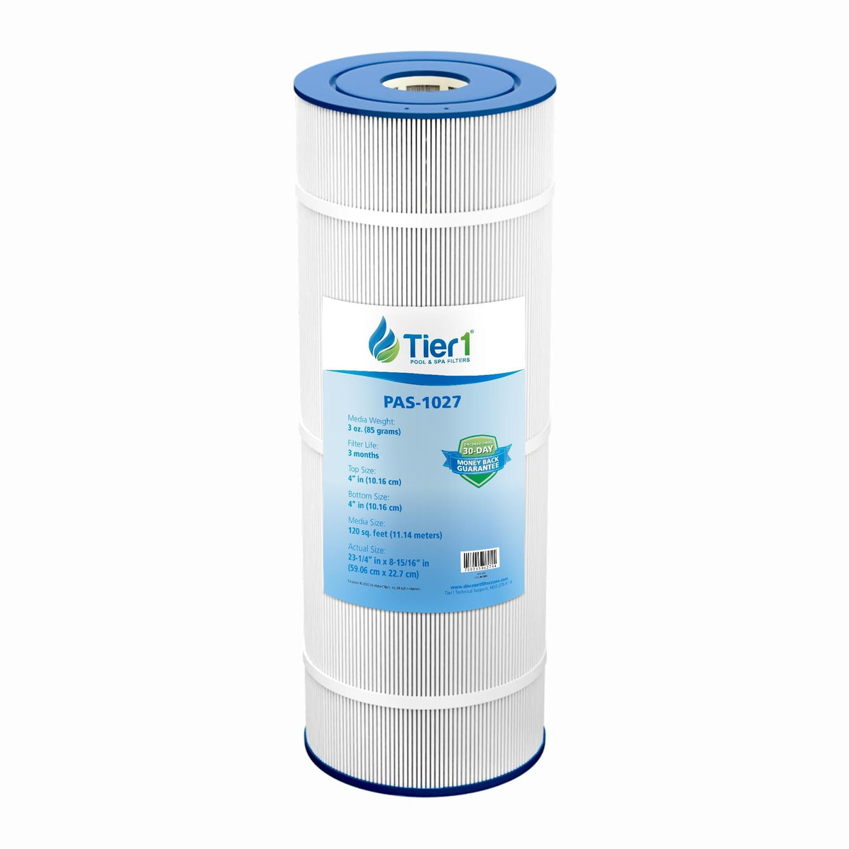 Tier1 front view cartridge showing full size and fit benefits
