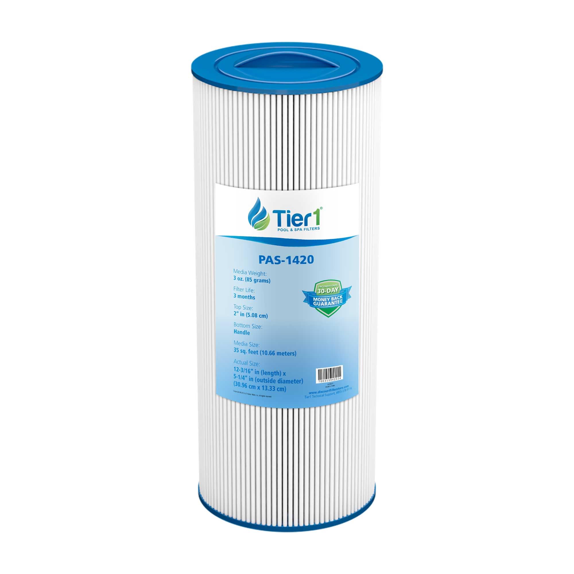 Tier1 front view of replacement filter showing exact fit and easy swap benefit