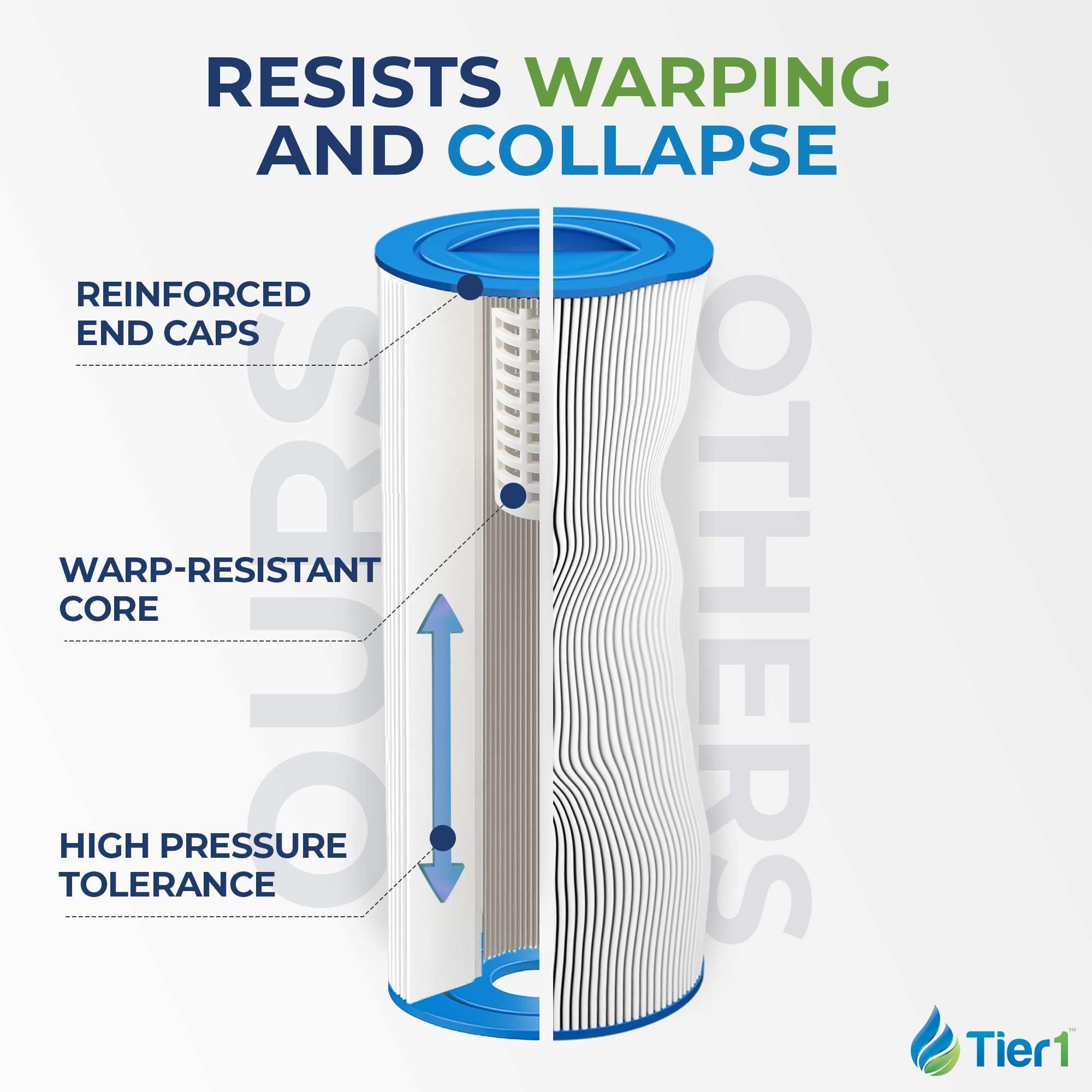 Tier1 product label with cross-reference part numbers for compatibility