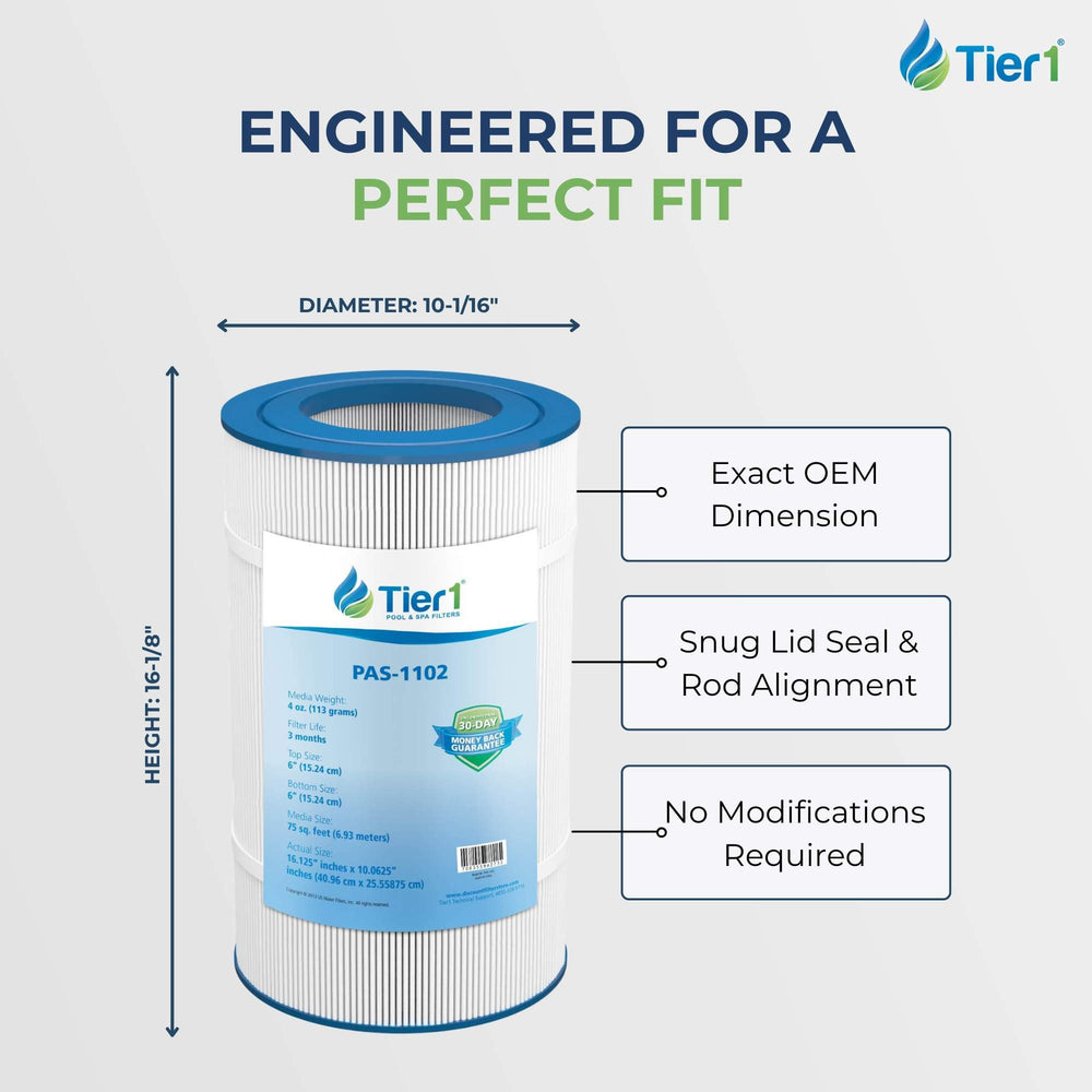 Tier1 product label and specs clearly displayed for quick verification