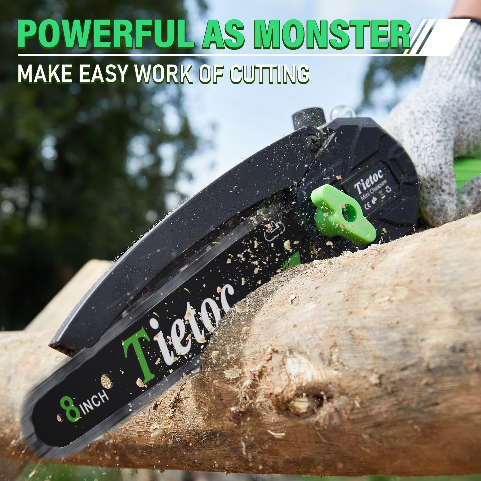 tietoc included accessories laid out with gloves goggles screwdriver for safe immediate use