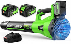tietoc front view of blower showing compact design and portability benefit