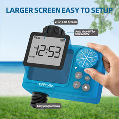 Tiffcofio digital display close-up for quick programming benefit
