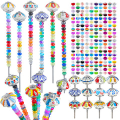 Tigeen front packaging of the 236-piece garden stake kit shows contents and benefit of complete set