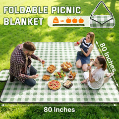 TigeJoy blanket folded and strapped for easy transport benefit