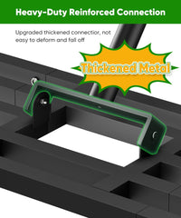 Tigerden adjustable handle detail illustrating telescoping sections for ergonomic comfort