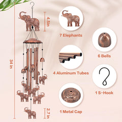 TIGGSY chime hanging on a porch adding melodic ambiance and decorative appeal