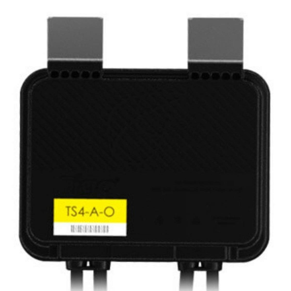 Tigo TS4-A-O 1.2m cable with genuine MC4 connectors close-up, ensures reliable connection
