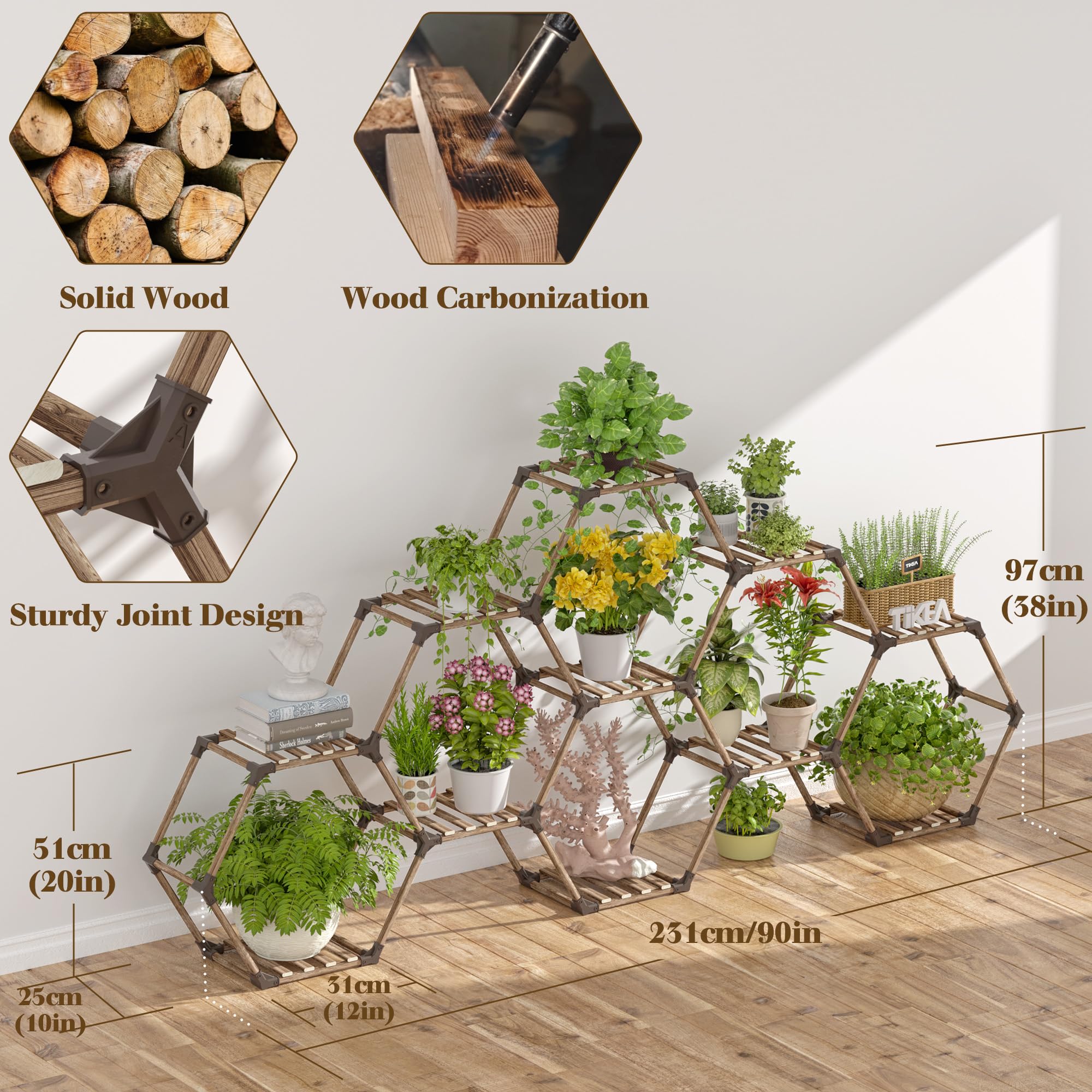 Tikea size comparison with chair showing scale and space-saving benefit