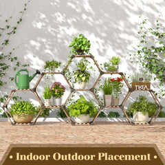 Tikea stand in living room styled with plants offering decorative display benefit