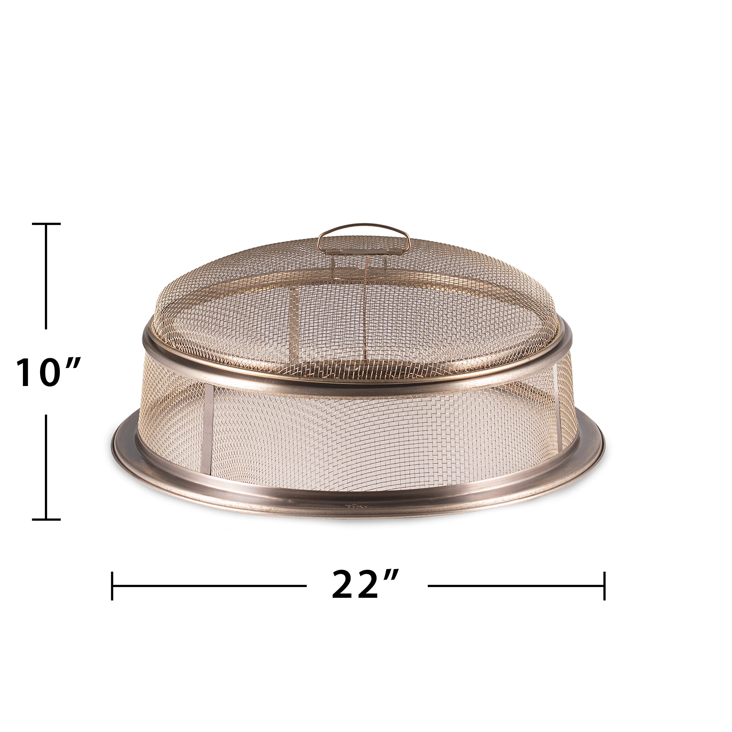 TIKI size scale comparison showing screen and poker dimensions