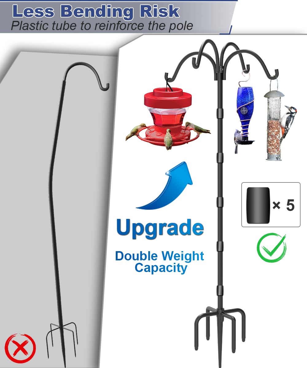 Tikimilor 5-prong base closeup highlighting reinforced stability benefit