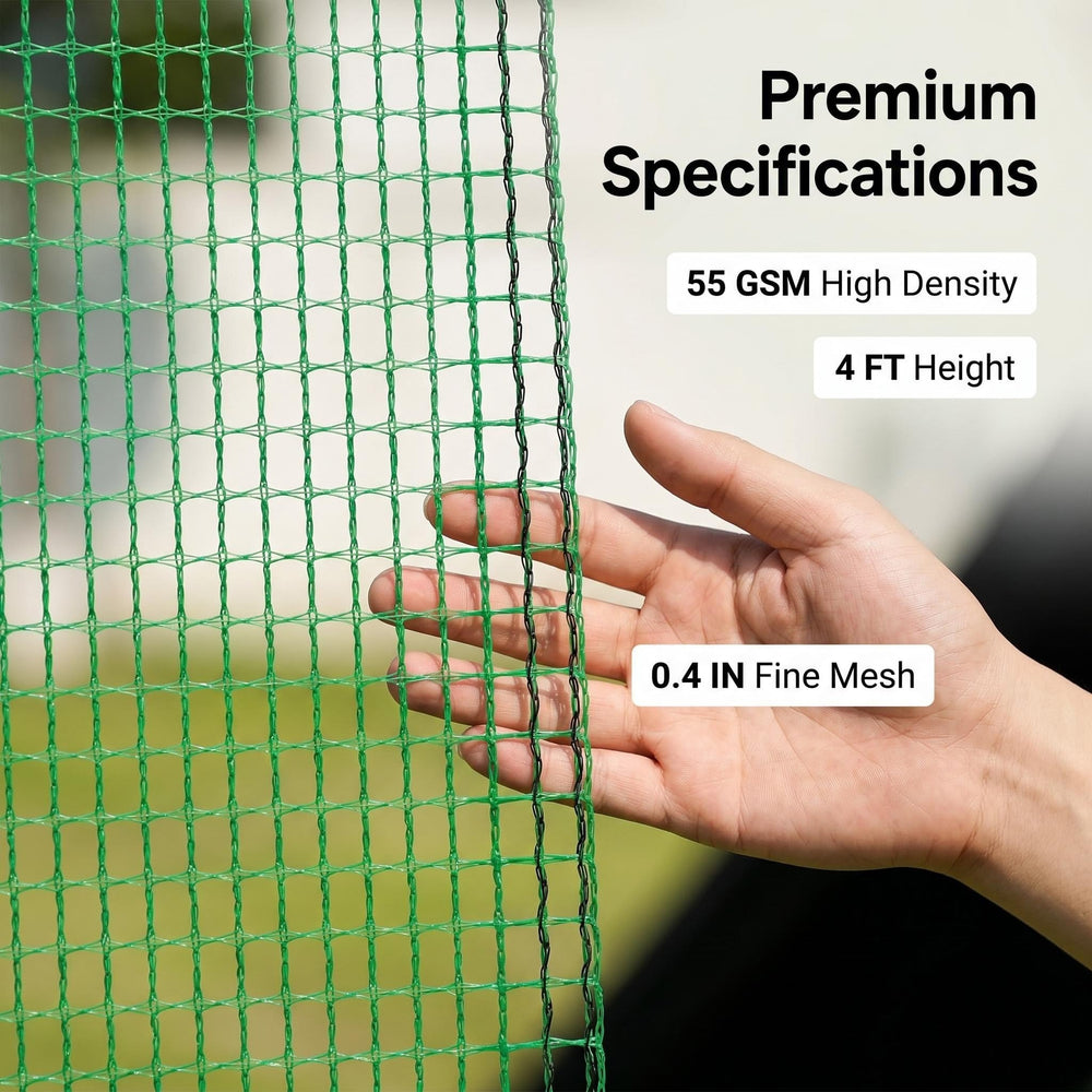 Tilvex installed on posts showing quick setup and stable barrier benefit