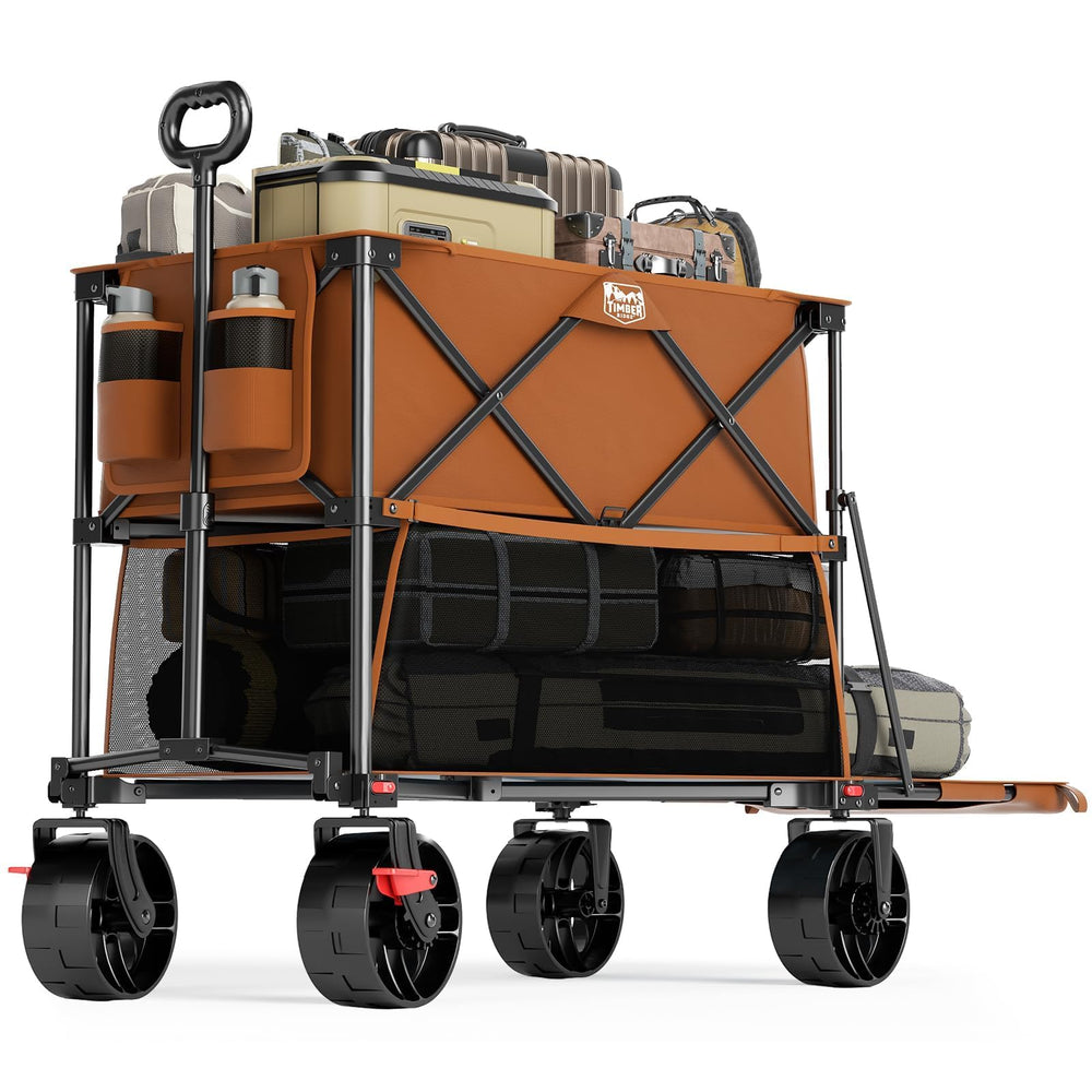 TIMBER RIDGE front packaging view highlighting wagon features and durability