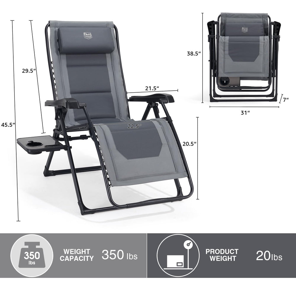 TIMBER RIDGE adjustable headrest slide-track demonstrating personalized support