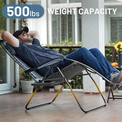 TIMBER RIDGE folded chair compact for transport and storage, offering portable durability