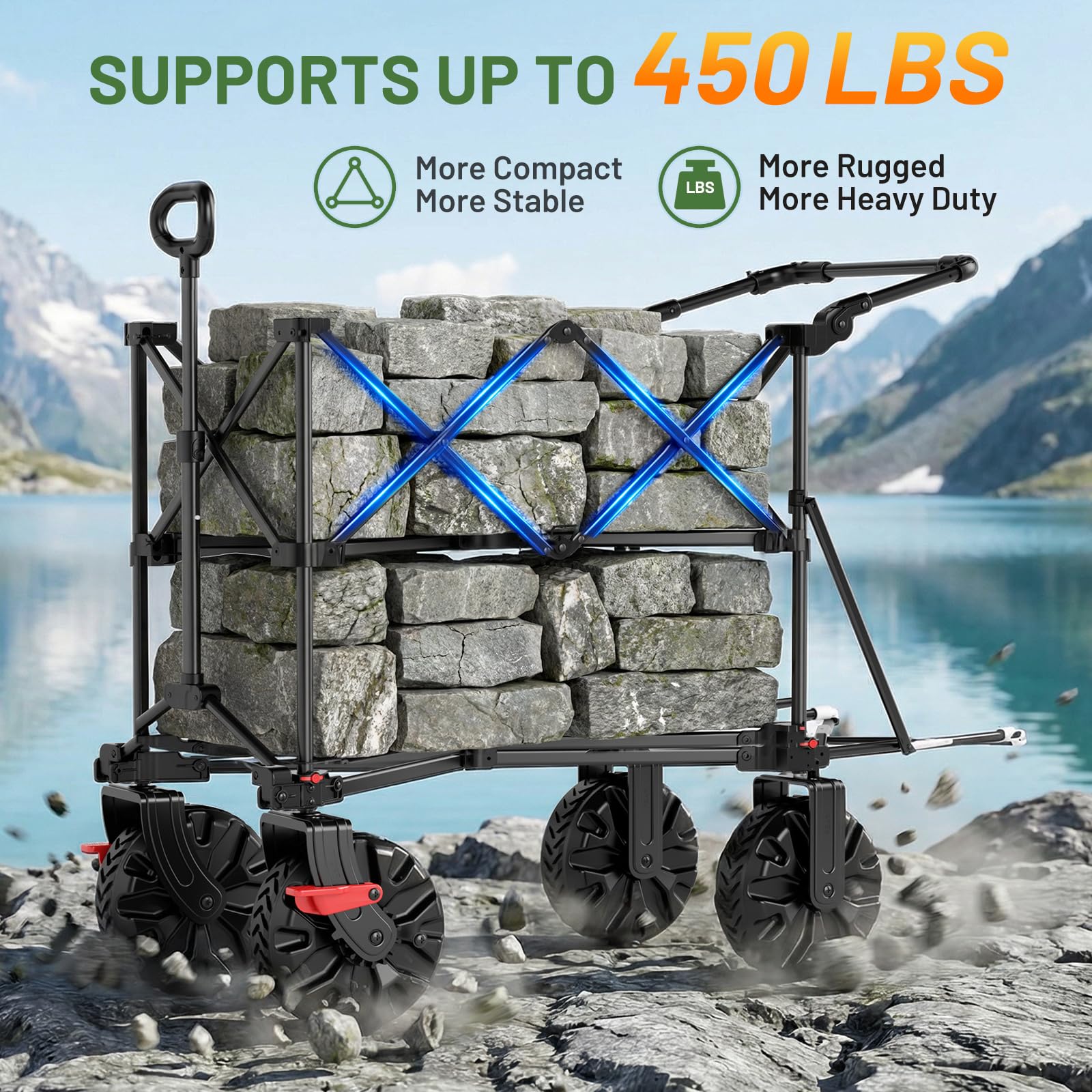 TIMBER RIDGE durable fabric and reinforced stitching for longevity