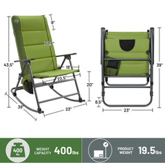 TIMBER RIDGE close-up padded backrest demonstrating plush support benefit
