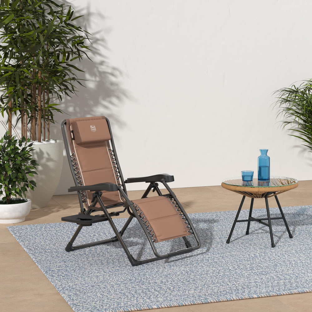 TIMBER RIDGE padded seat close-up highlighting thick cushioning for comfort