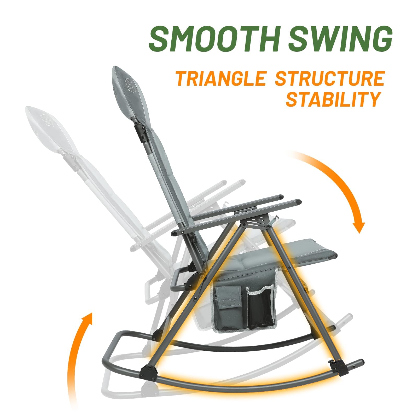 TIMBER RIDGE folded compact packed size for easy transport benefit