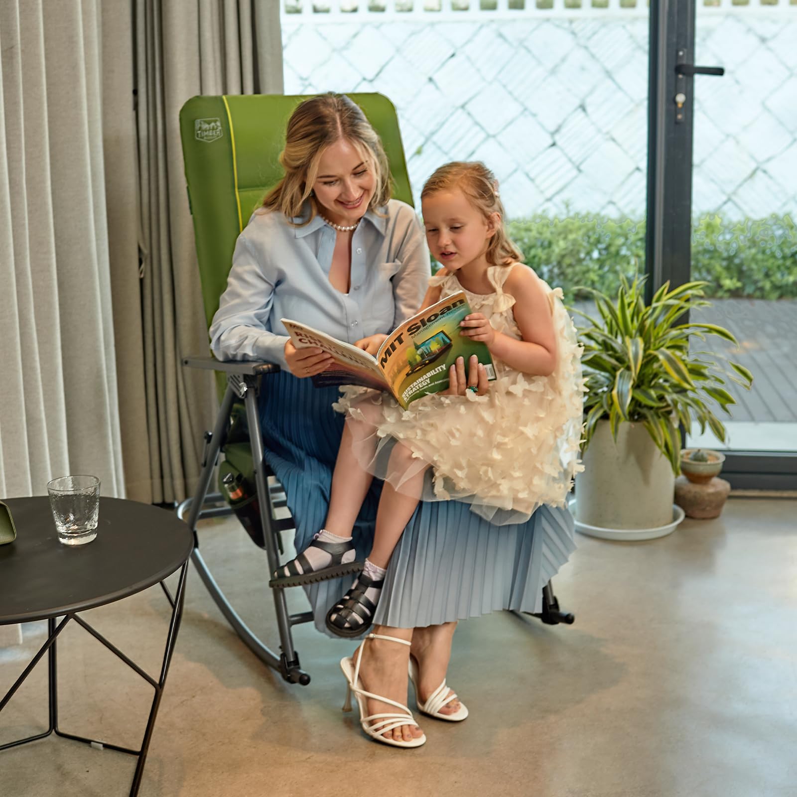 TIMBER RIDGE folded chair compact for storage and easy transport benefit