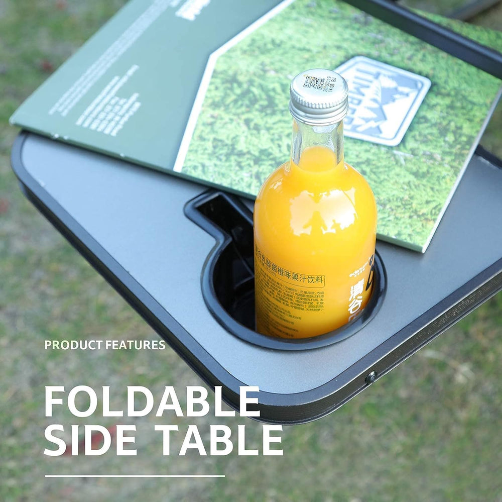 TIMBER RIDGE folded chair profile demonstrating compact storage and portability
