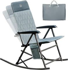 TIMBER RIDGE front view folded chair showing portable design and quick setup