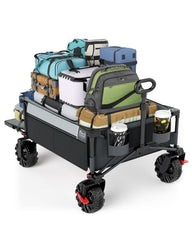 TIMBER RIDGE front view open showing large cargo capacity and easy loading