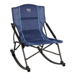 TIMBER RIDGE front view of rocker chair showing stable frame and comfort