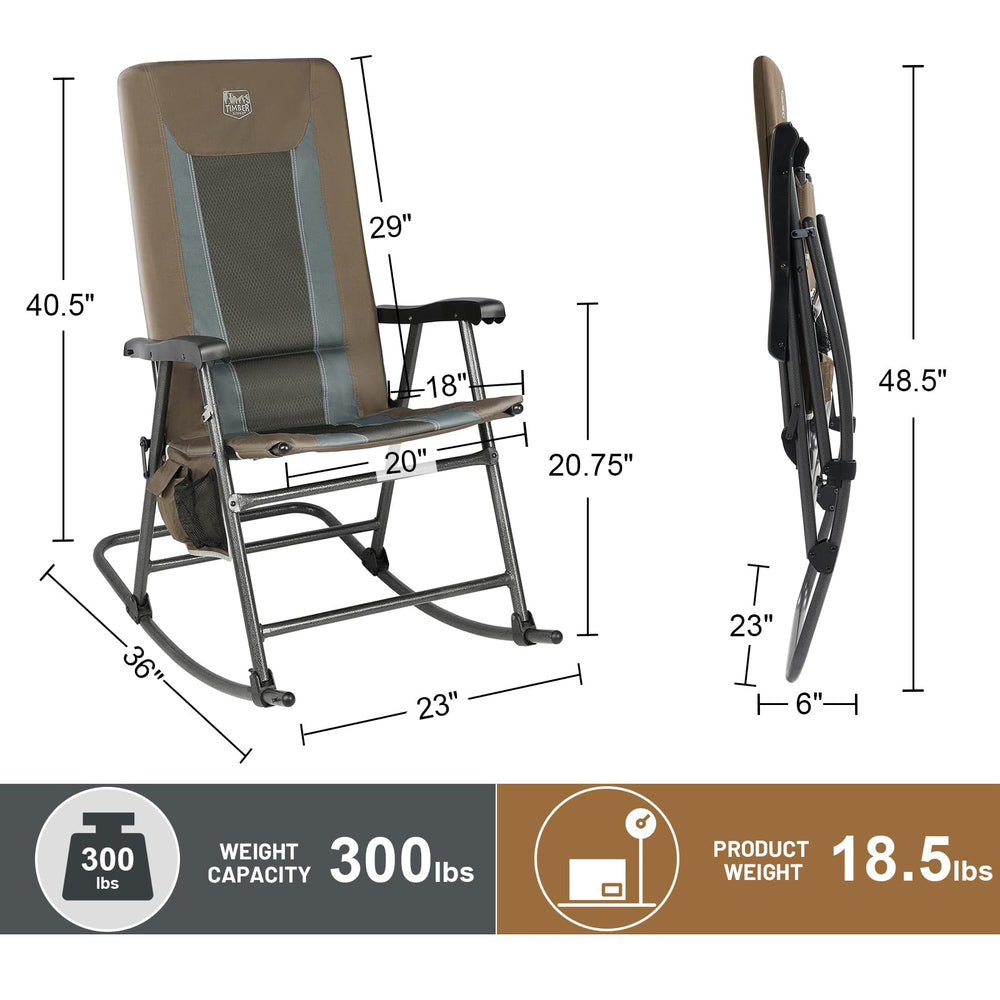 TIMBER RIDGE side organizer pocket keeping drinks and phone handy