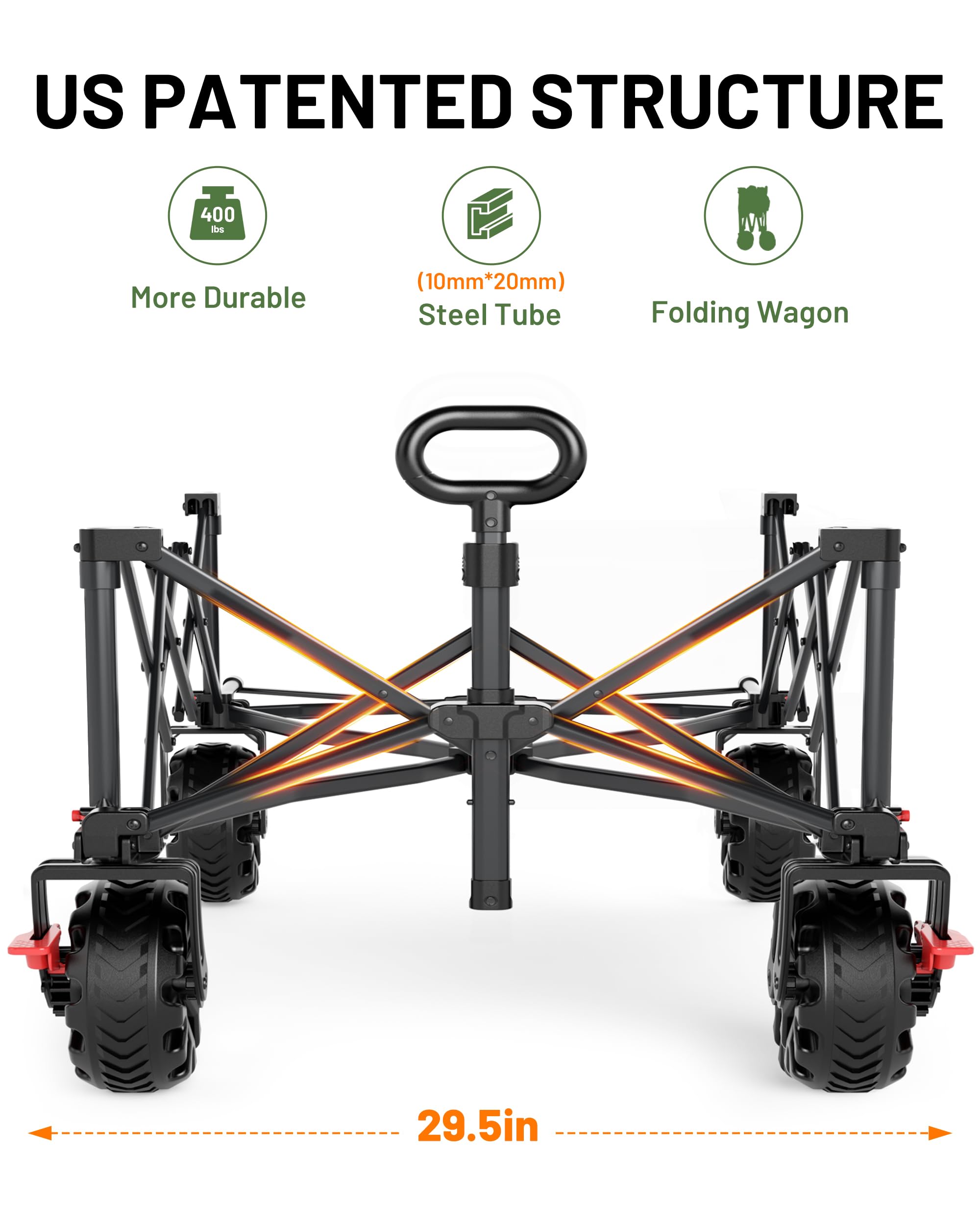 TIMBER RIDGE tailgate extended highlighting extra length for long gear