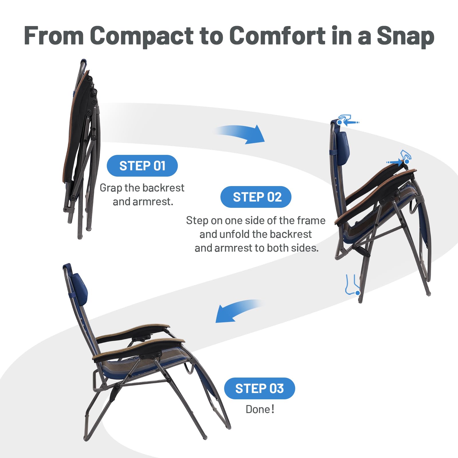 TIMBER RIDGE two chairs packed by a tent, ideal for camping convenience