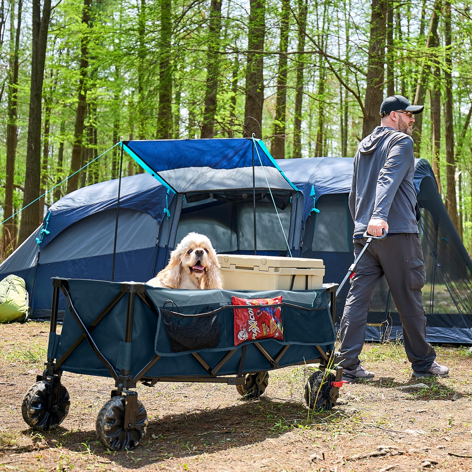 TIMBER RIDGE 500D fabric detail showing durable, tear-resistant material