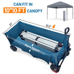 TIMBER RIDGE folded compact for trunk storage and space-saving convenience