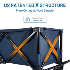TIMBER RIDGE wheel and axle detail highlighting 360-degree maneuverability