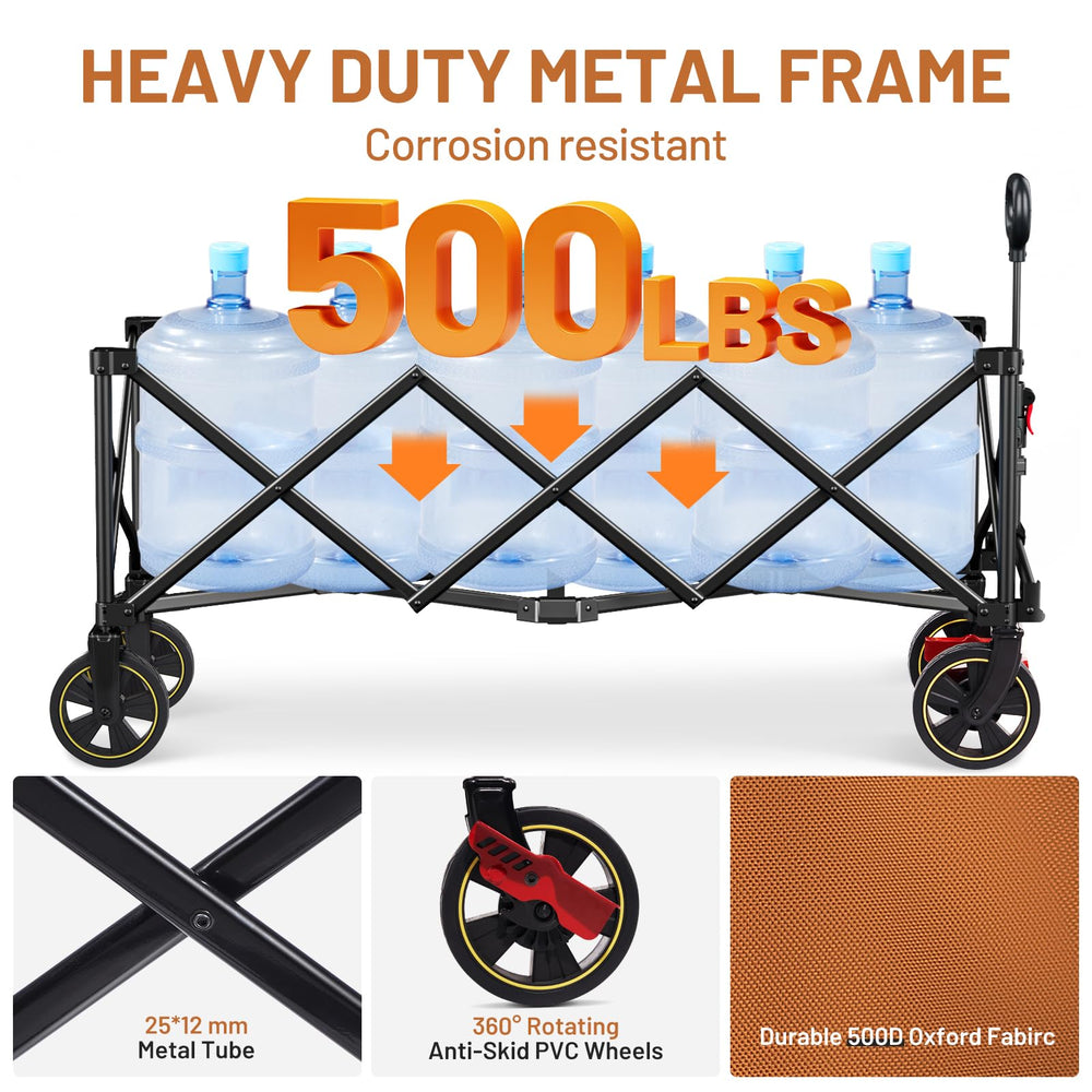 TIMBER RIDGE swivel PVC wheels demonstrating 360° rotation and improved traction