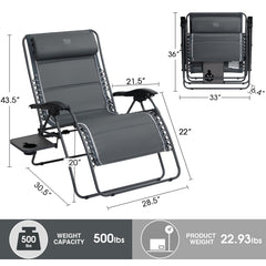 TIMBER RIDGE folded flat for travel and compact storage, easy transport benefit