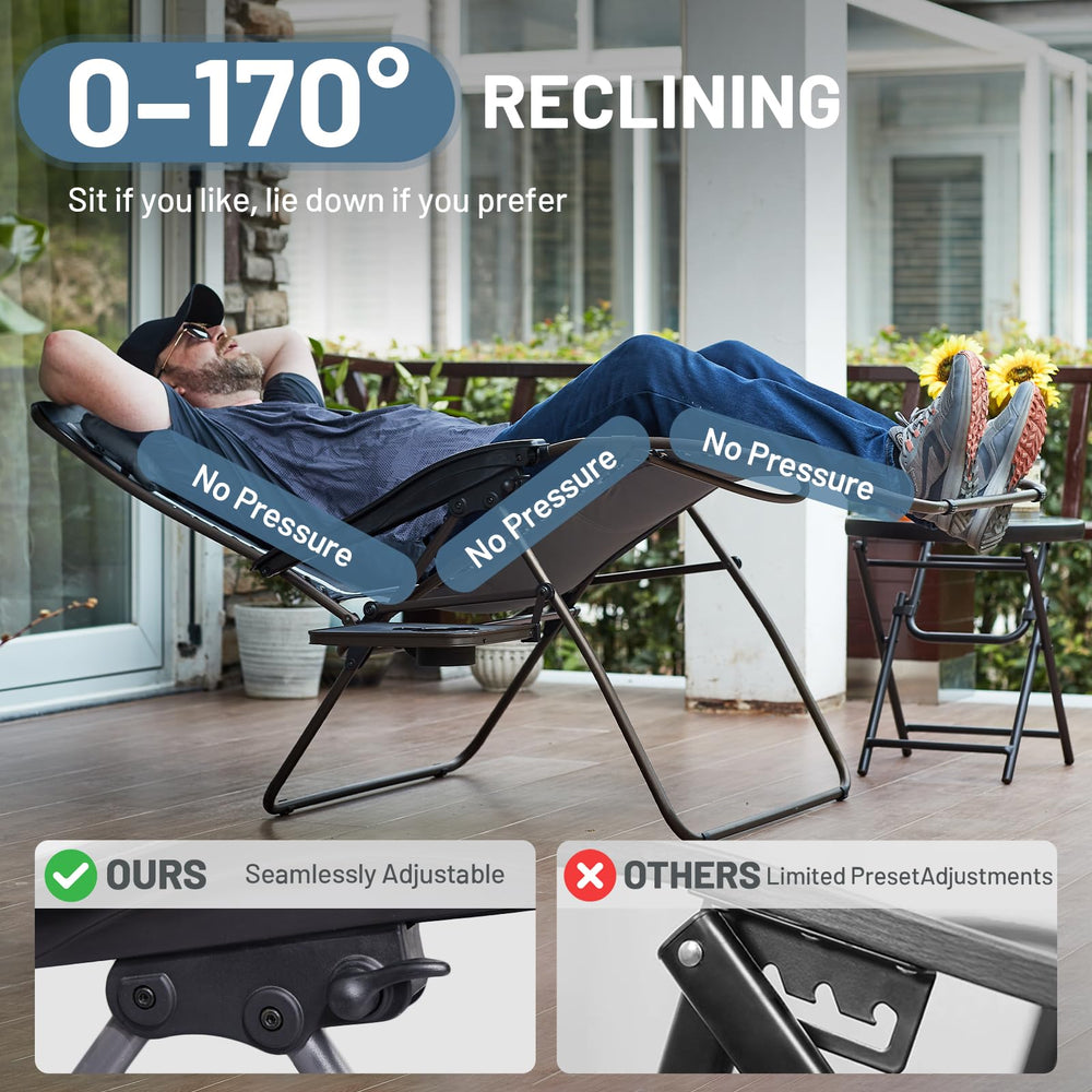 TIMBER RIDGE heavy-duty frame and hinge detail for long-lasting stability