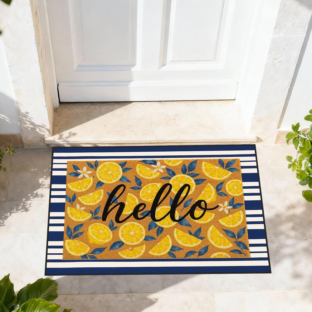 Timgle lifestyle entryway with plants showing inviting seasonal decor